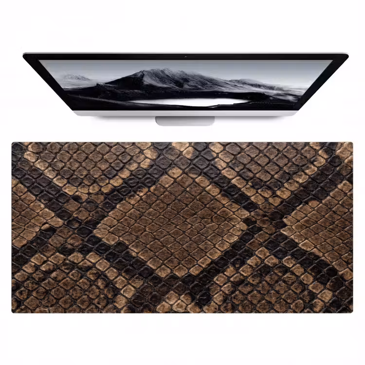 Bureau onderlegger - Python - Schubben - Brons — 1
