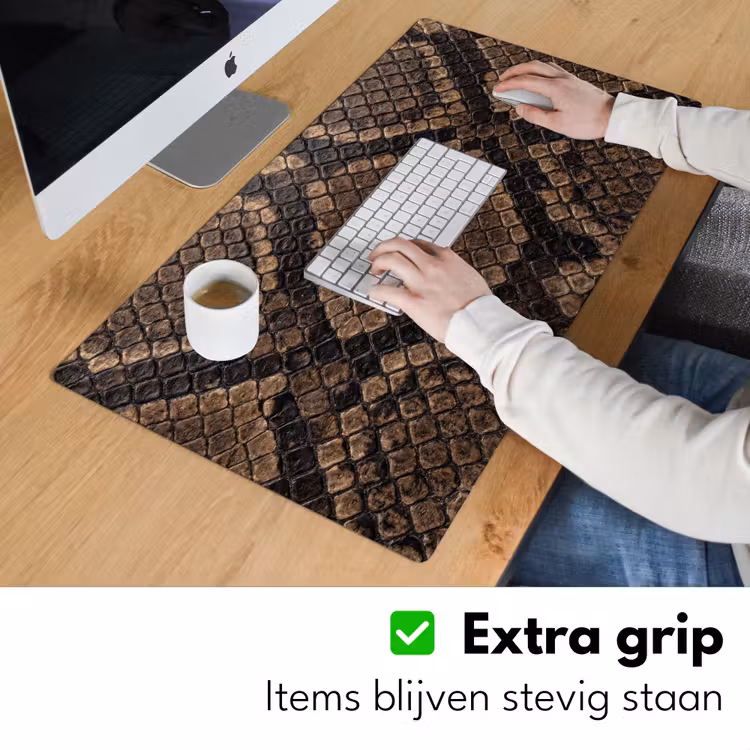 Bureau onderlegger - Python - Schubben - Brons — 6