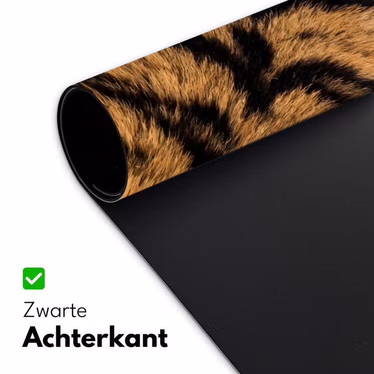 Bureau onderlegger - Realistisch - Tijgervacht - Zwart — 5
