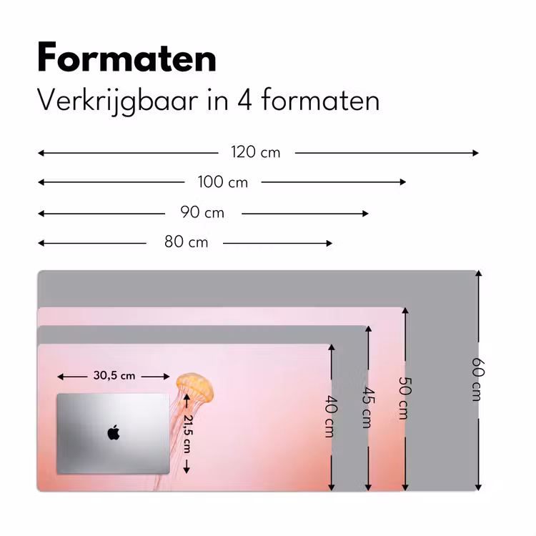 Bureau onderlegger - Sierlijk - Kwal - Roze — 8