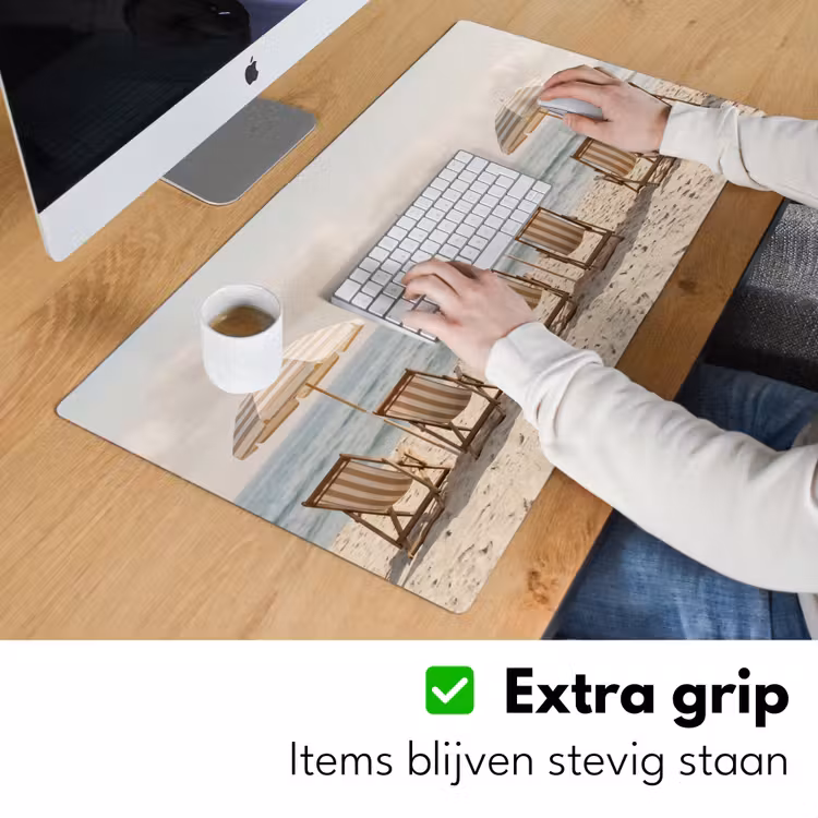 Bureau onderlegger - Strand - Stoelen - Parasol — 6