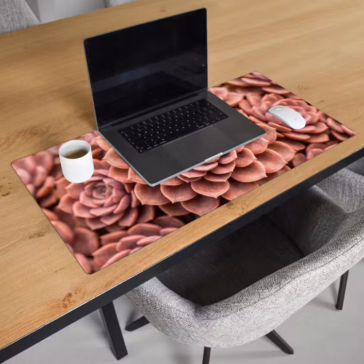 Bureau onderlegger - Vetplant - Organisch - Roze — 3