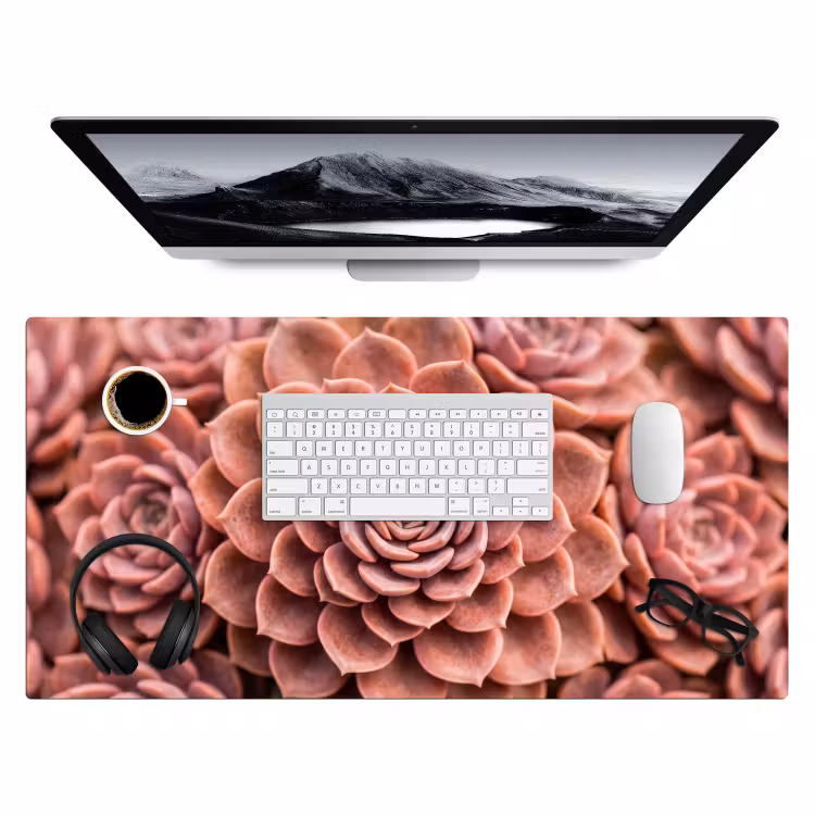 Bureau onderlegger - Vetplant - Organisch - Roze — 4