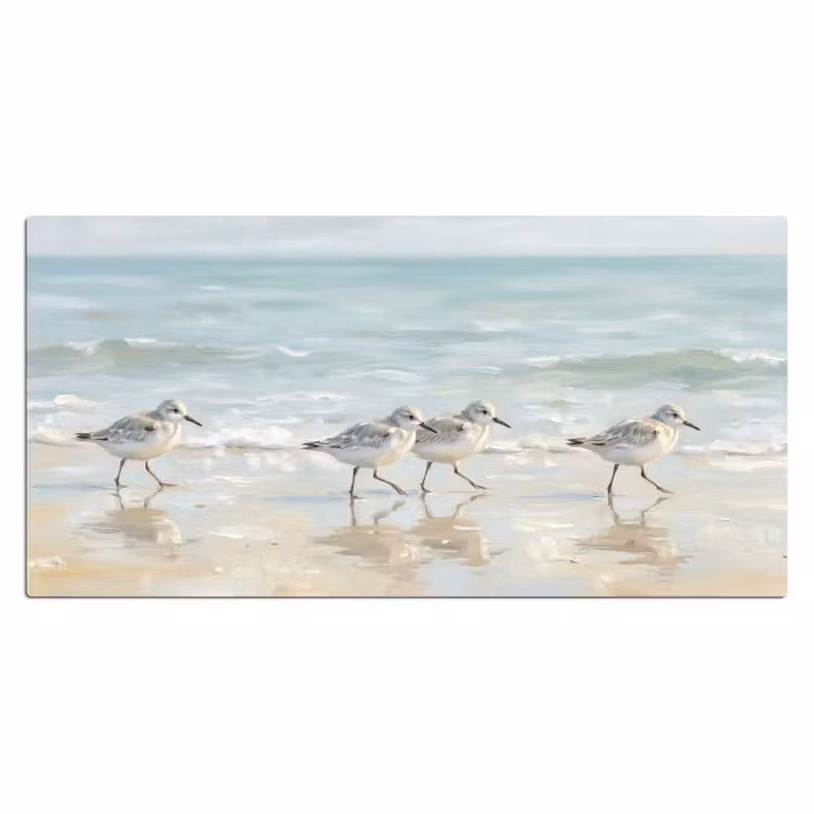 Bureau onderlegger - Vogels - Strand - Zee — 2