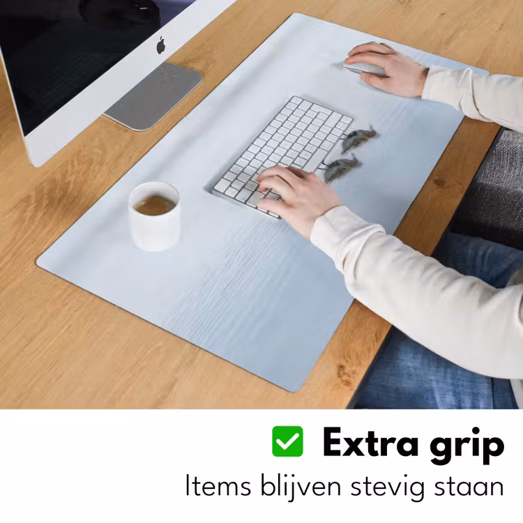 Bureau onderlegger - Vogels - Water - Grijs — 6