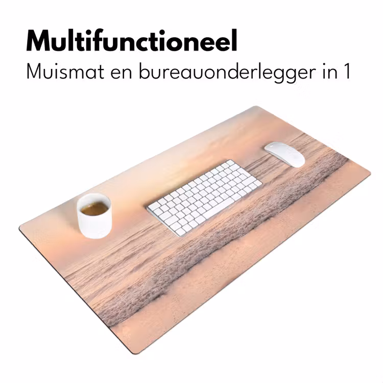 Bureau onderlegger - Zon - Strand - Roze — 7