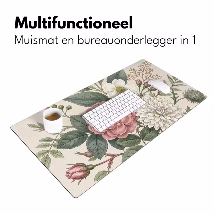 Bureau onderlegger - Romantisch - Design - Kleurrijk — 7