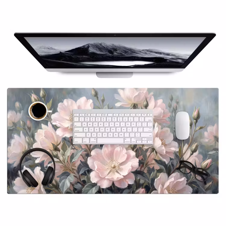 Bureau onderlegger - Rozen - Illustratie - Roze — 4