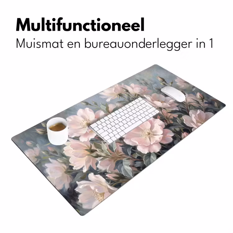 Bureau onderlegger - Rozen - Illustratie - Roze — 7