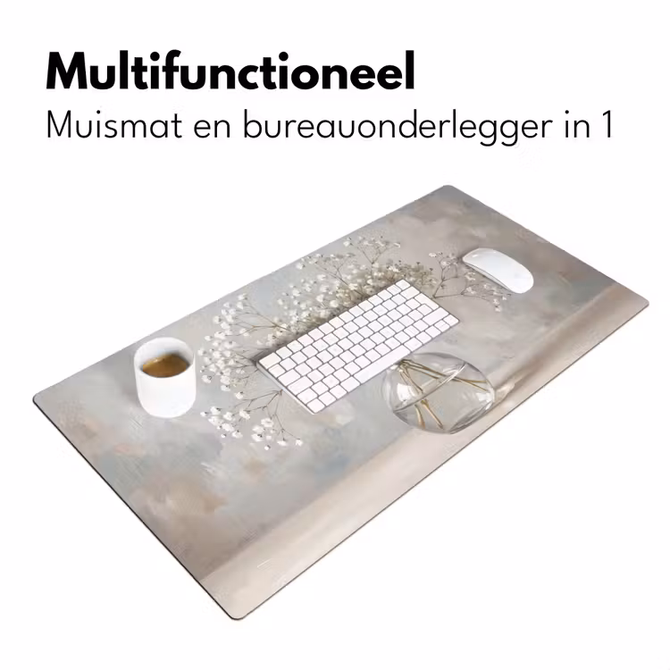 Bureau onderlegger - Vaas - Gipskruid - Wit — 7
