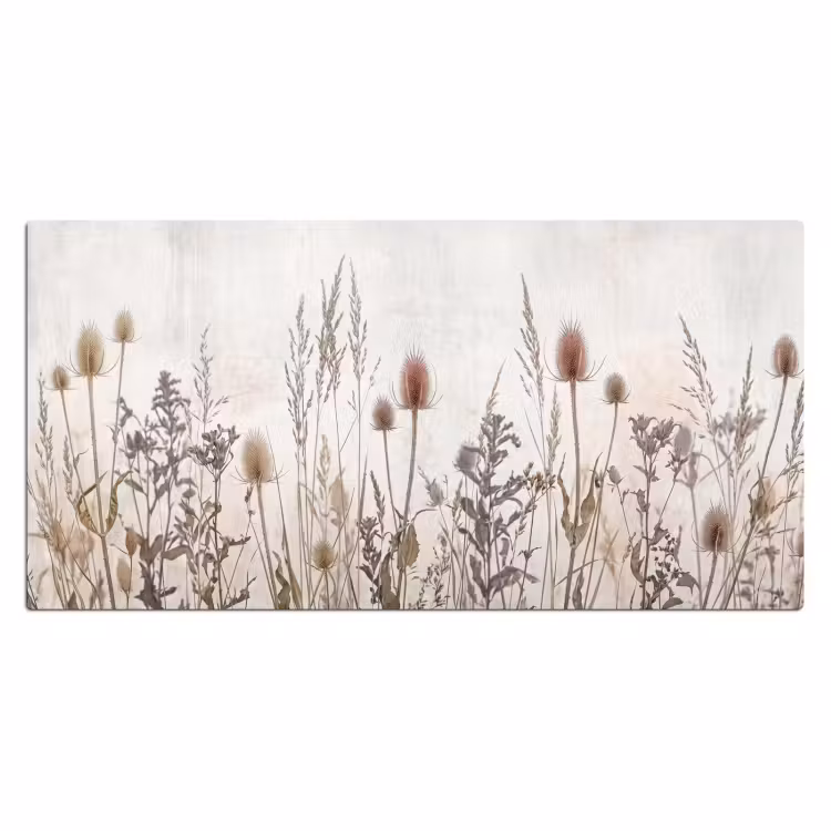 Bureau onderlegger - Weidebloemen - Design - Sepia — 2