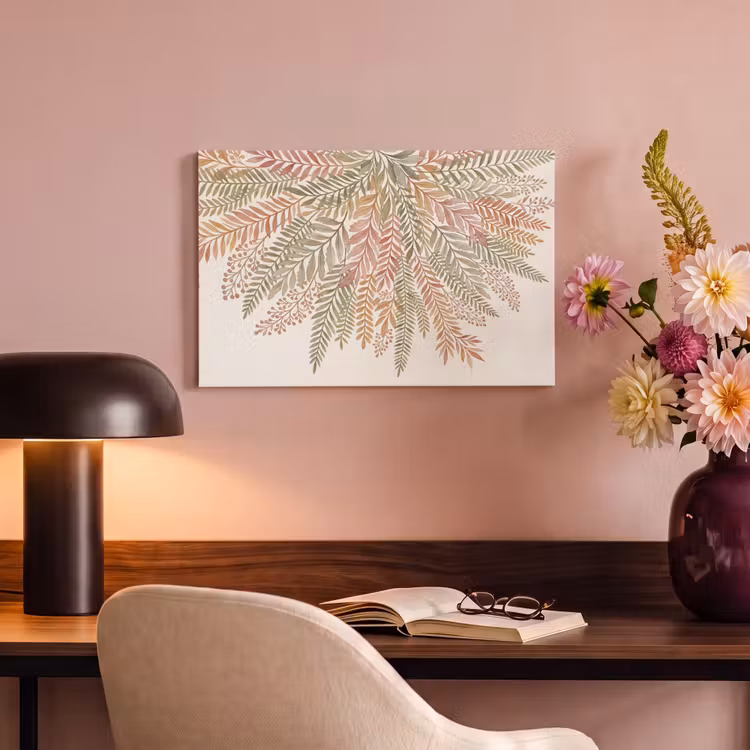 Canvas schilderij - Botanisch - Aquarel - Kleurrijk — 4