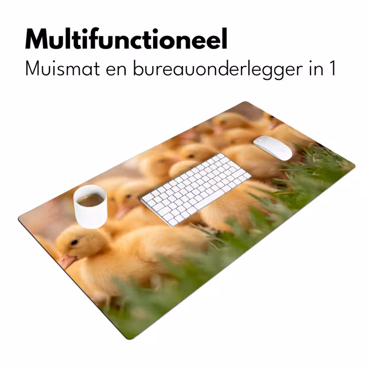 Bureau onderlegger - Pijltje - Eend - Natuur - Geel — 7