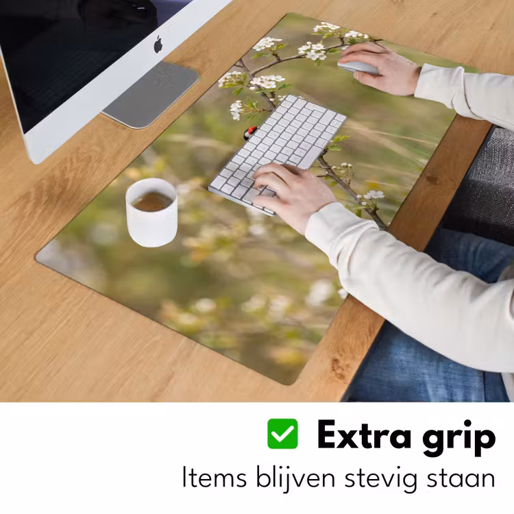 Bureau onderlegger - Putter - Bloesem - Lente - Natuur - Kleurrijk — 6