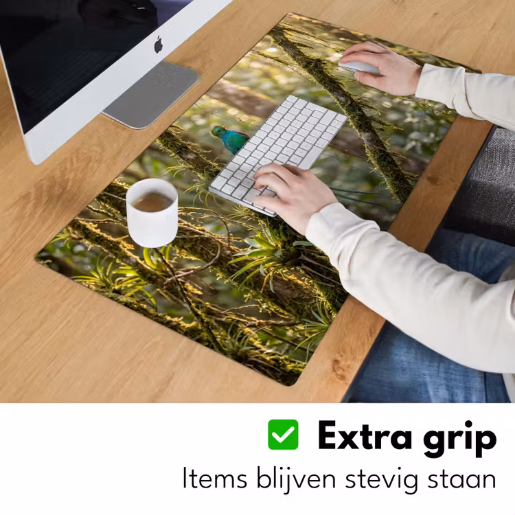 Bureau onderlegger - Quetzal - Jungle - Natuur - Groen — 6