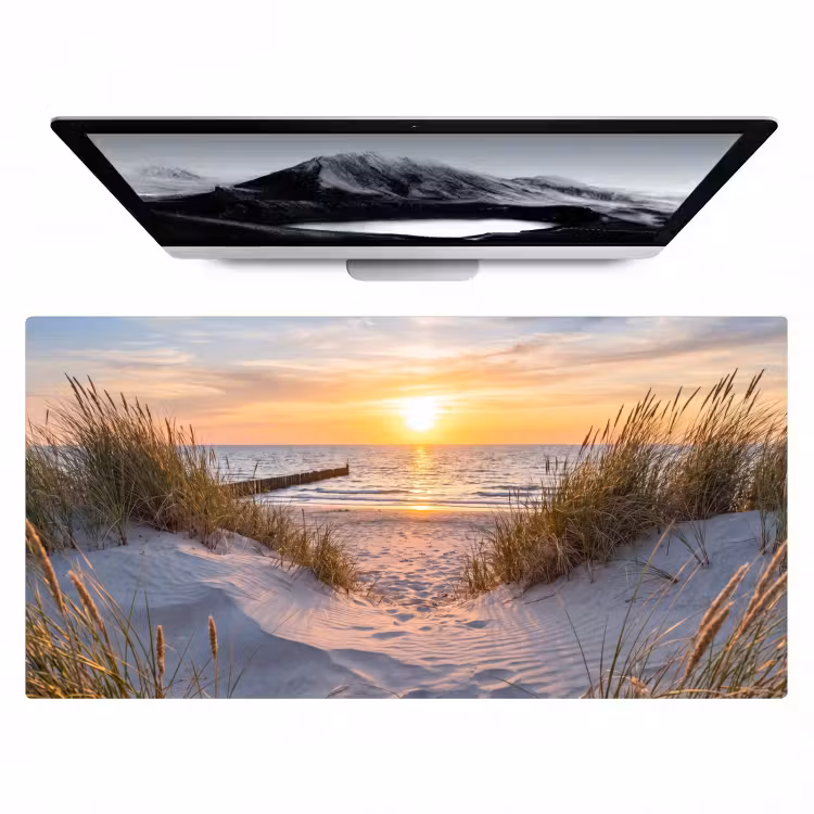 Bureau onderlegger - Strand - Zonsondergang - Natuur - Landschap — 1