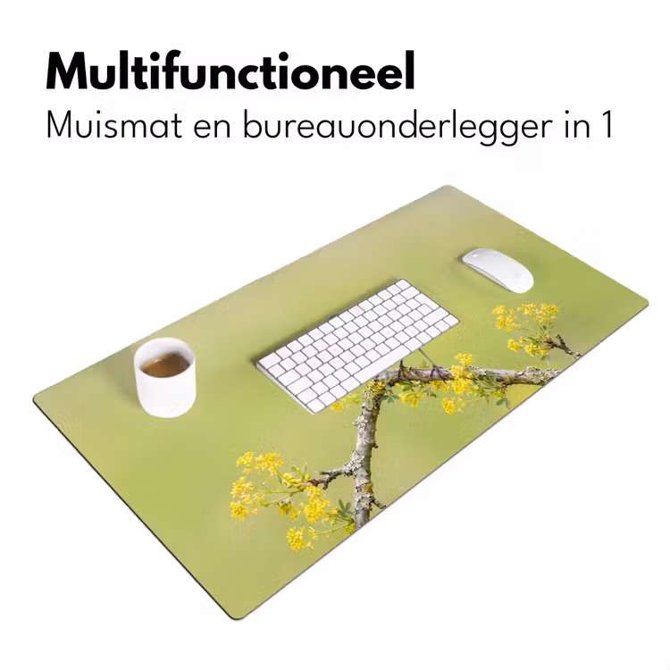 Bureau onderlegger - Vogel - Tak - Natuur - Kleurrijk — 7