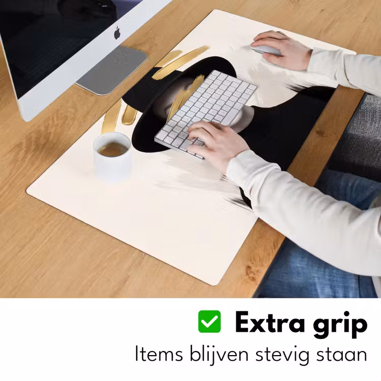 Bureau onderlegger - Vrouw - Portret - Modern - Goud - Kunst — 6