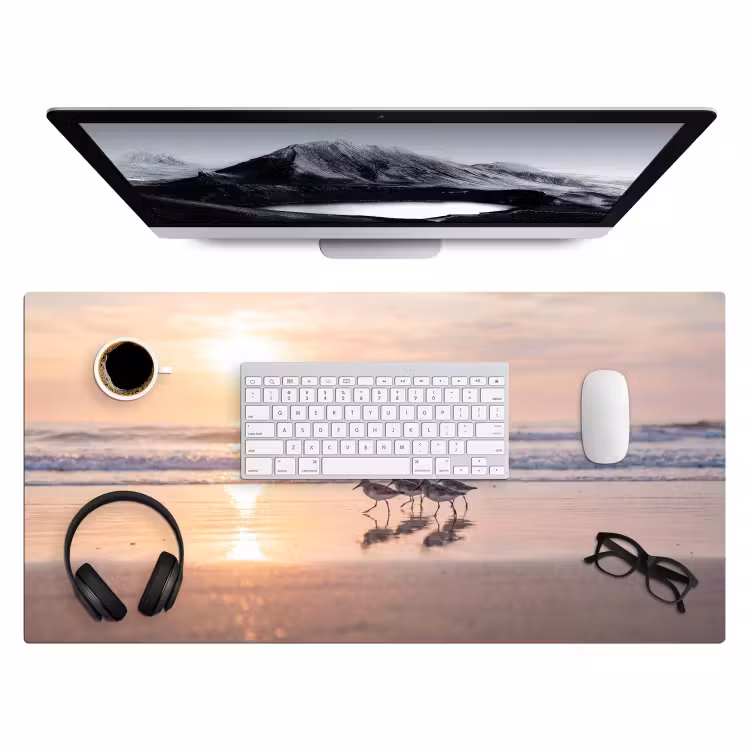 Bureau onderlegger - Zee - Vogels - Strand — 4