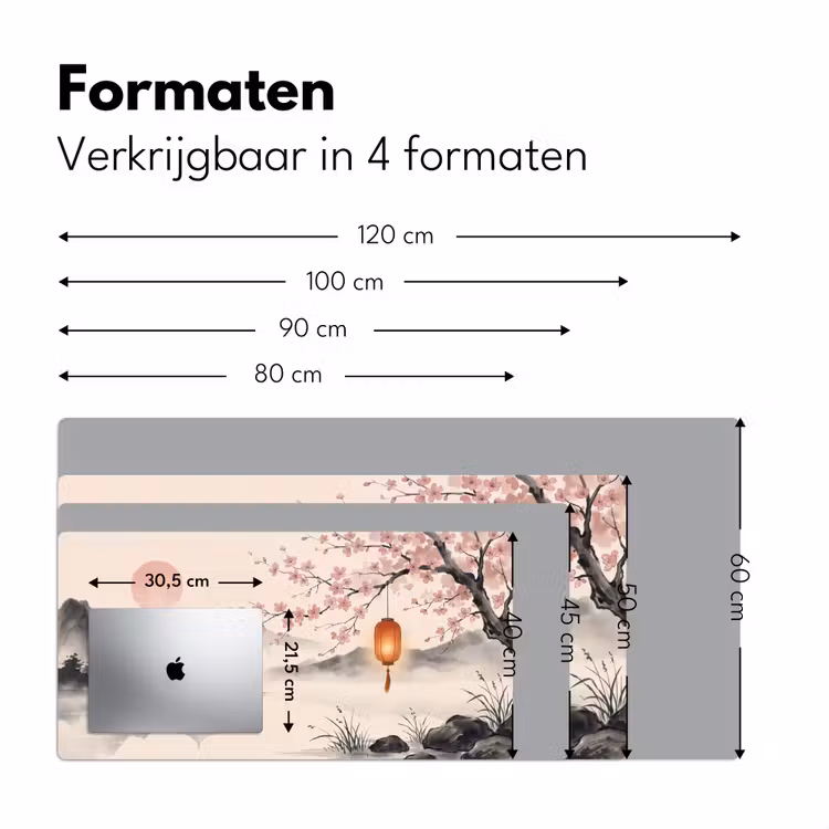 Bureau onderlegger - Zon - Japans - Traditioneel — 8
