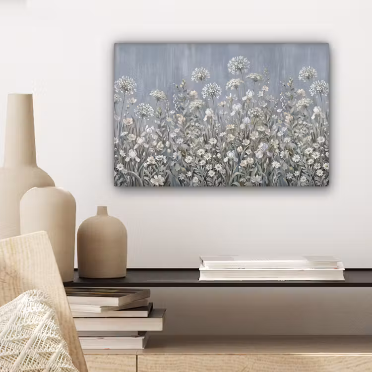 Canvas schilderij - Bloemen - Botanisch - Blauw — 5