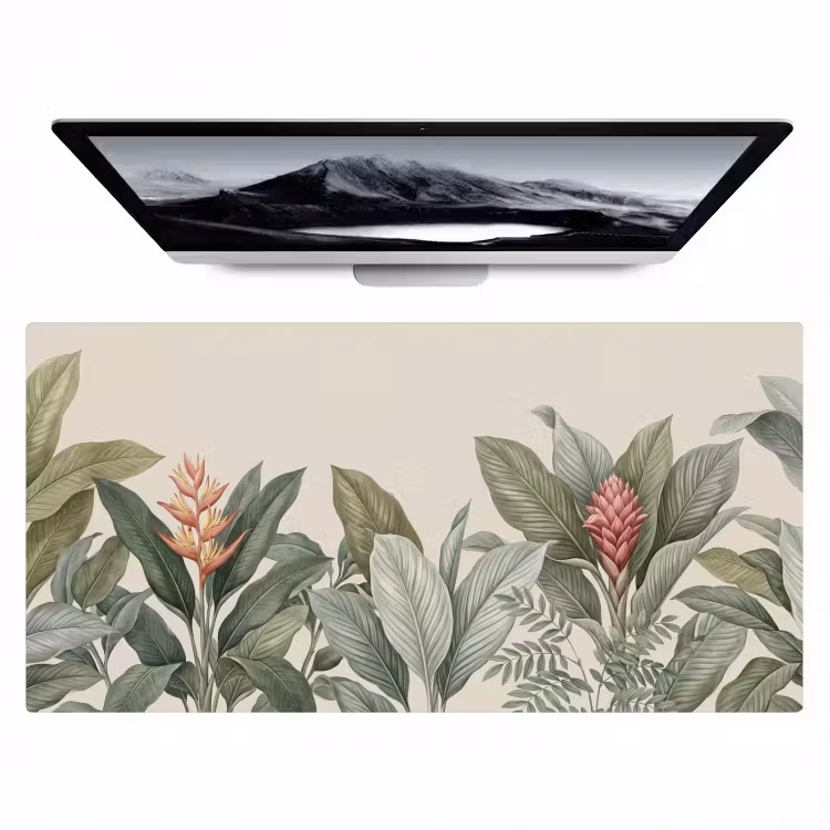 Bureau onderlegger - Tropisch - Planten - Modern - Groen — 1