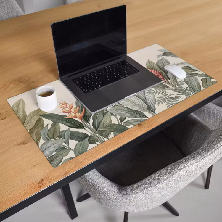 Bureau onderlegger - Tropisch - Planten - Modern - Groen — 3