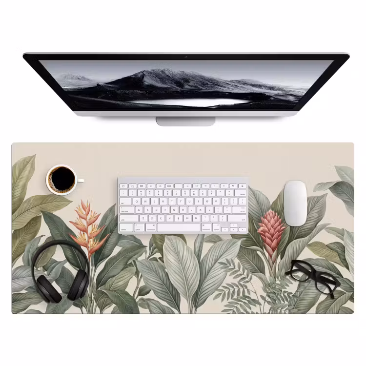 Bureau onderlegger - Tropisch - Planten - Modern - Groen — 4