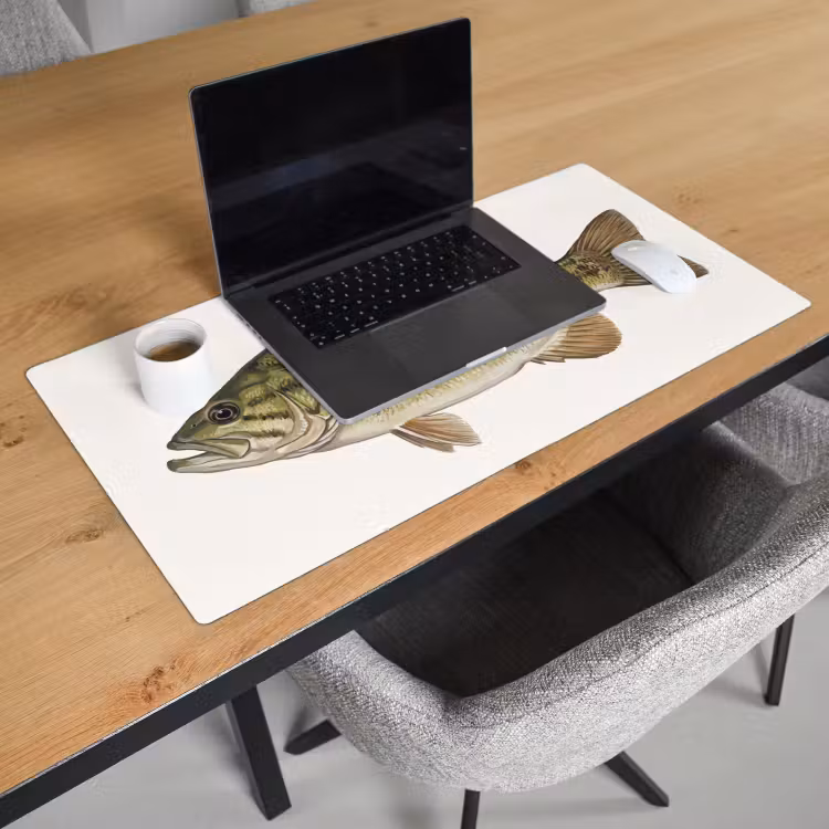 Bureau onderlegger - Vissen - Natuur - Vintage — 3