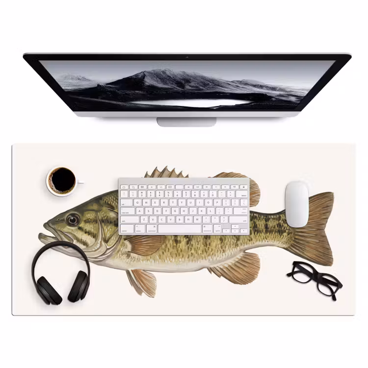 Bureau onderlegger - Vissen - Natuur - Vintage — 4