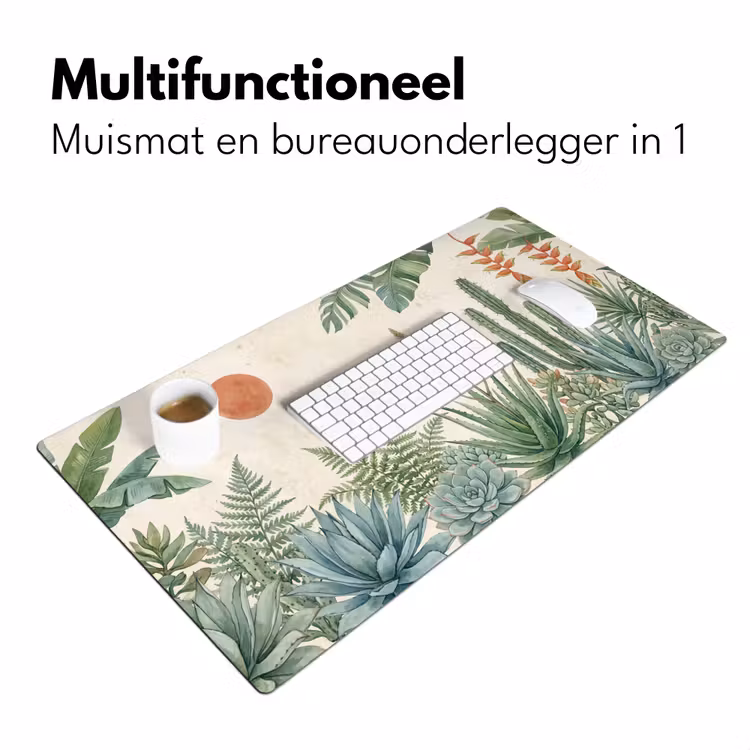 Bureau onderlegger - Woestijn - Planten - Groen — 7