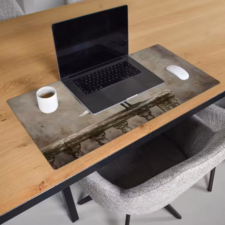 Bureau onderlegger - Zwaan - Elegant - Dieren - Wit — 3