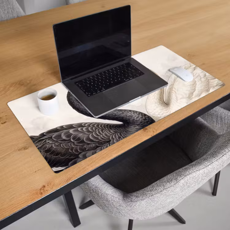 Bureau onderlegger - Zwanen - Hartvorm - Dieren — 3