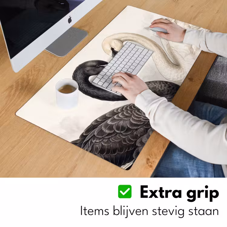 Bureau onderlegger - Zwanen - Hartvorm - Dieren — 6