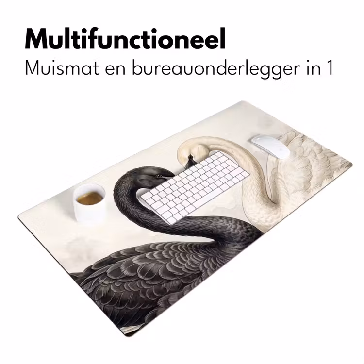 Bureau onderlegger - Zwanen - Hartvorm - Dieren — 7