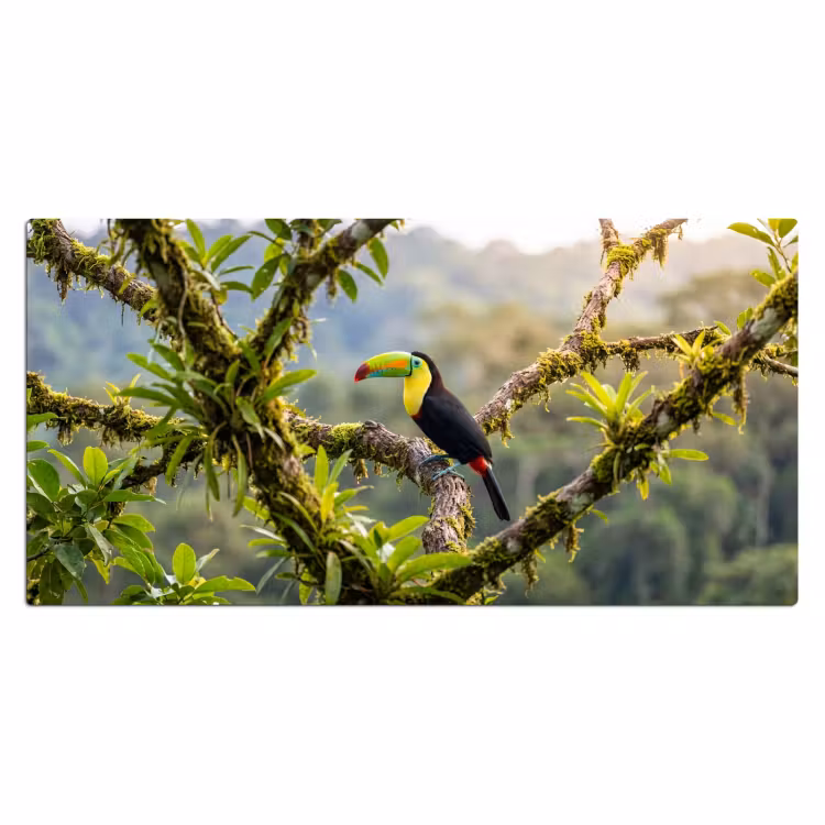 Bureau onderlegger - Toekan - Jungle - Natuur - Kleurrijk — 2