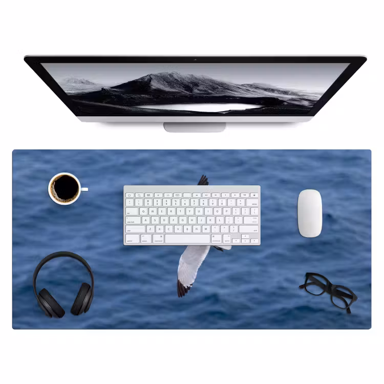 Bureau onderlegger - Zeemeeuw - Oceaan - Blauw — 4