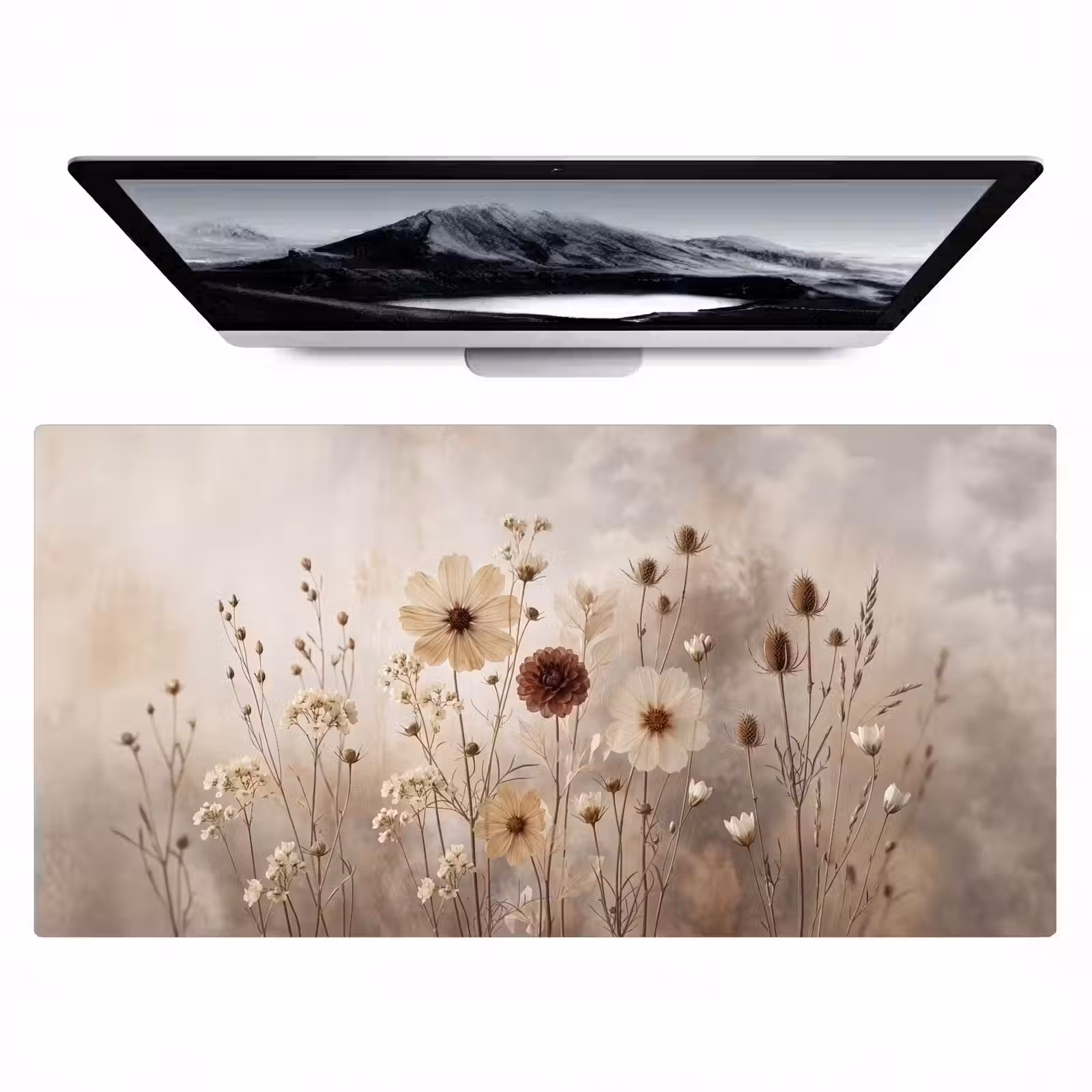 Bureau onderlegger - Wilde bloemen - Botanisch - Vintage - Natuur - Rustiek — 1