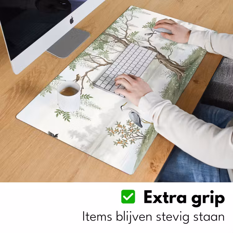 Bureau onderlegger - Reiger - Landschap - Groen — 6