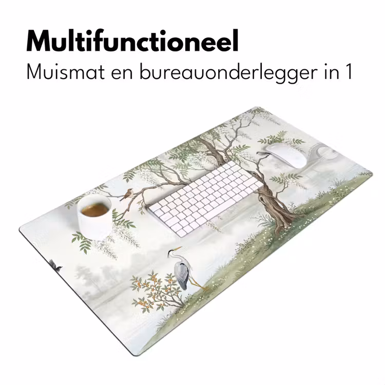 Bureau onderlegger - Reiger - Landschap - Groen — 7