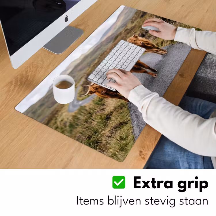 Bureau onderlegger - Schotse Hooglanders - Weg - Landschap - Kudde — 6