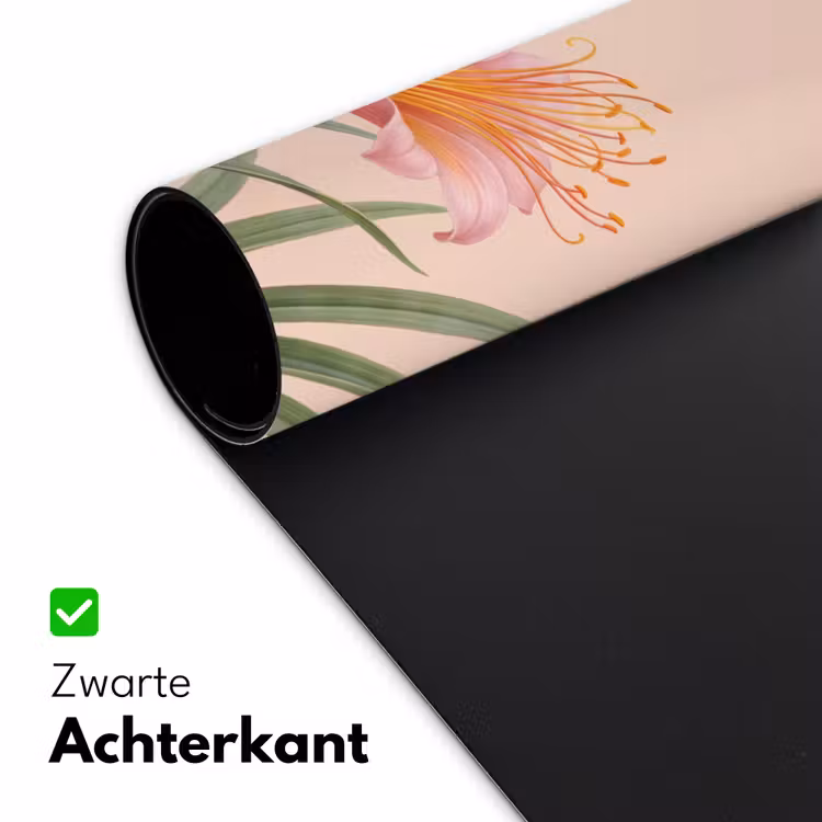 Bureau onderlegger - Vogel - Bloem - Natuur - Roze — 5