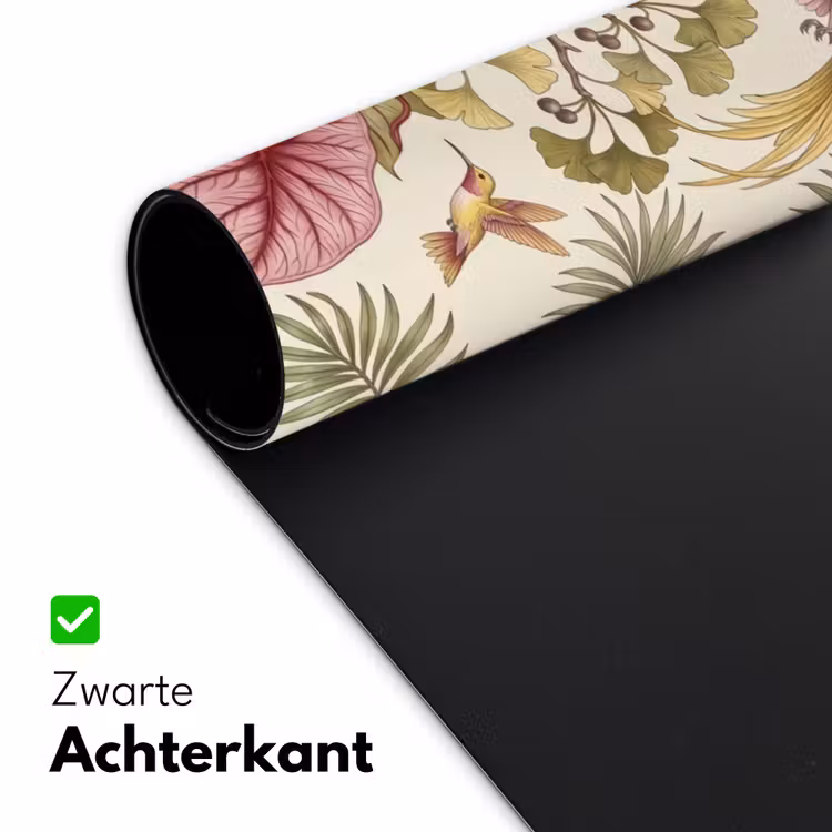 Bureau onderlegger - Vogels - Tropisch - Botanisch - Roze — 5