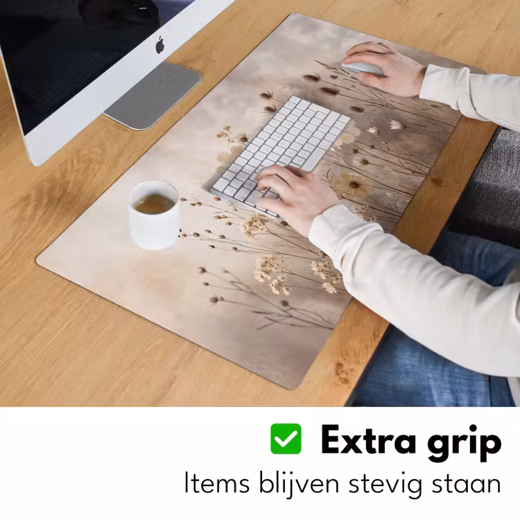 Bureau onderlegger - Wilde bloemen - Botanisch - Vintage - Natuur - Rustiek — 6