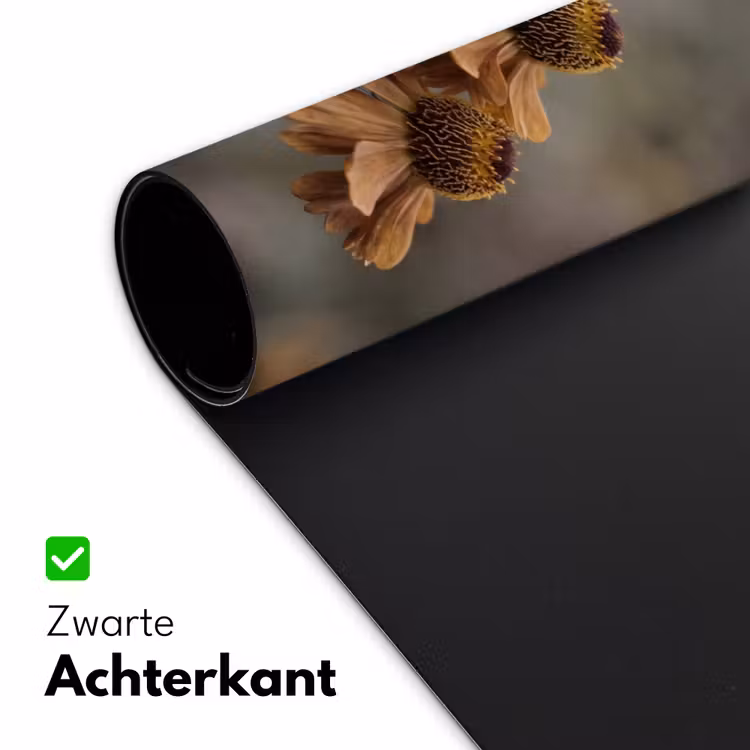 Bureau onderlegger - Zonnehoed - Droogbloemen - Geel - Warm — 5