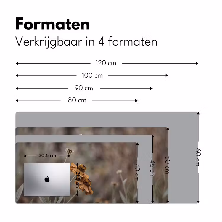 Bureau onderlegger - Zonnehoed - Droogbloemen - Geel - Warm — 8