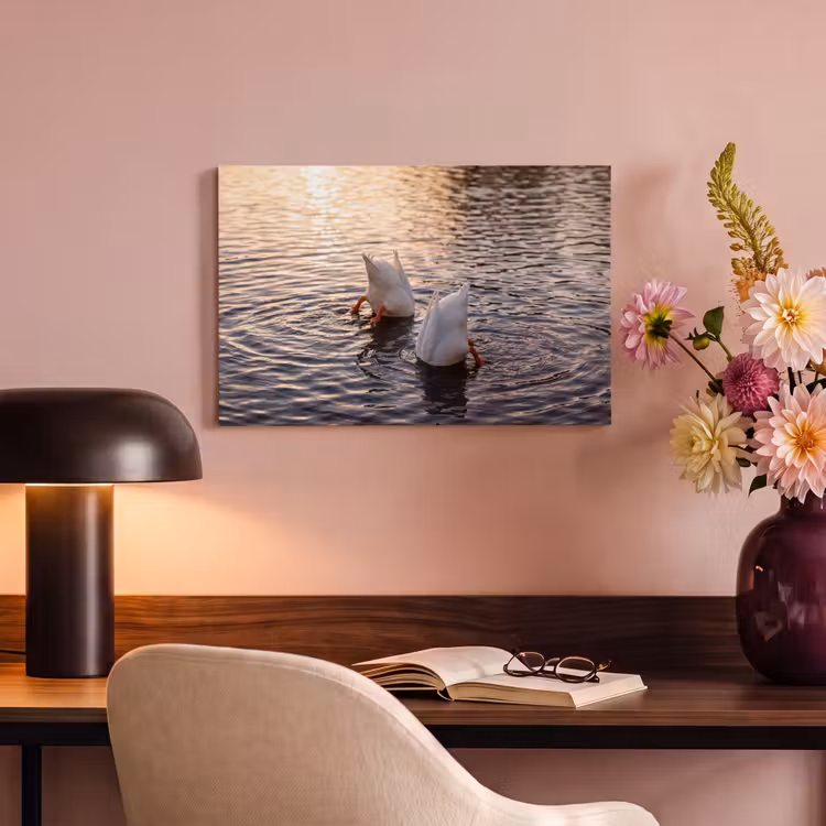 Canvas schilderij - Eenden - Water - Natuur — 4