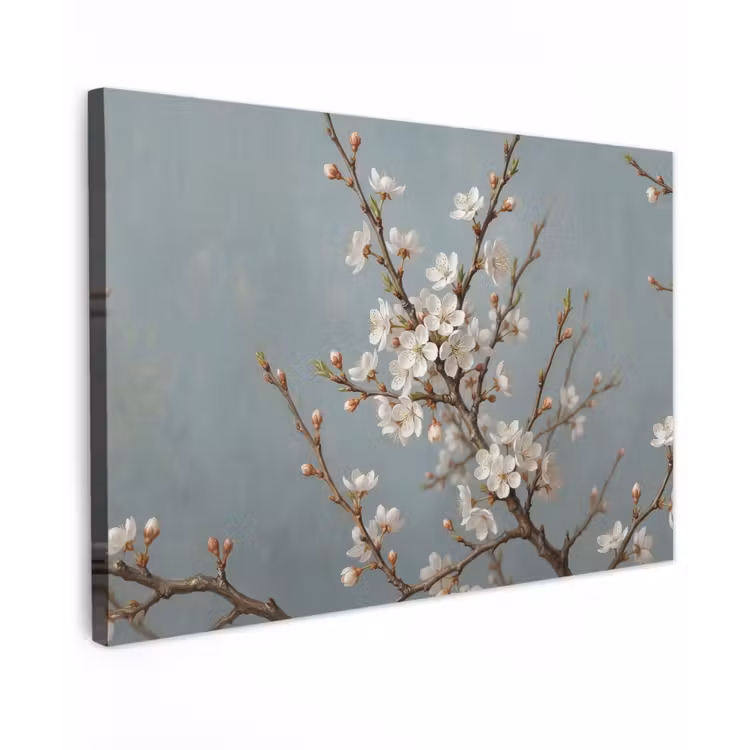 Canvas schilderij - Botanisch - Stilleven - Blauw — 1