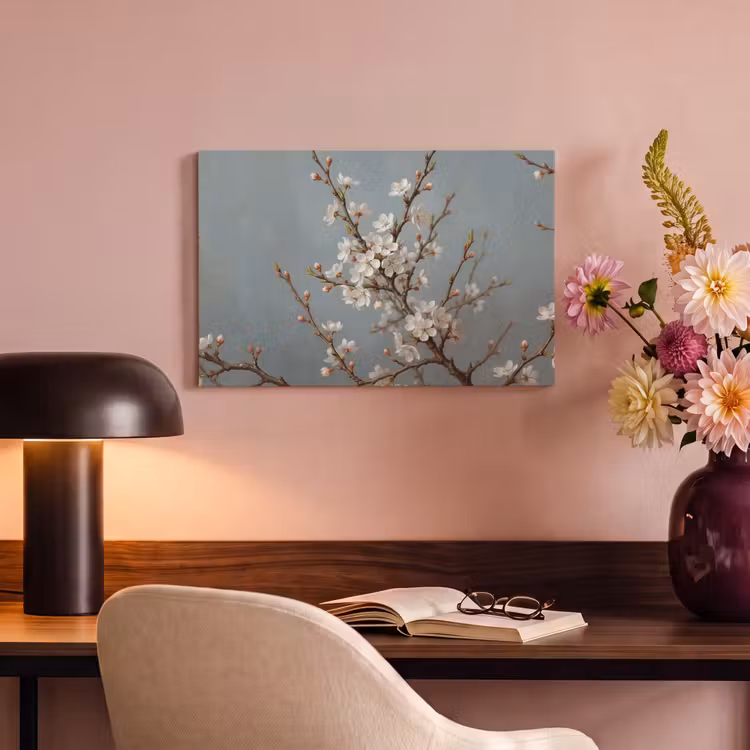 Canvas schilderij - Botanisch - Stilleven - Blauw — 4