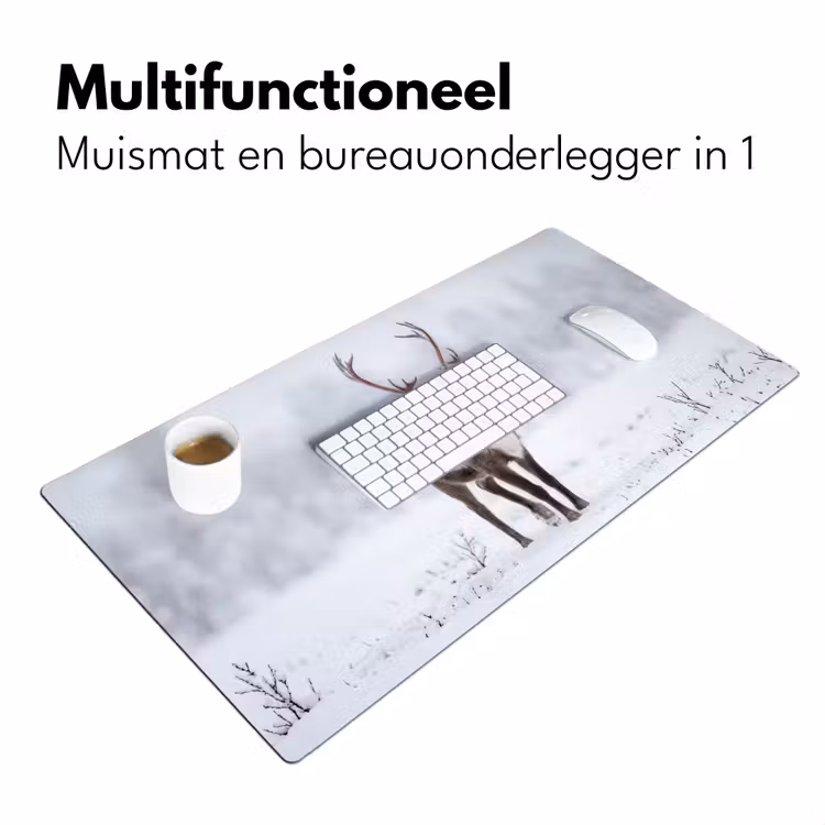 Bureau onderlegger - Rendier - Gewei - Toendra - Sneeuw - Wild — 7